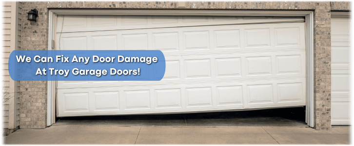 Garage Door Off Track In Troy